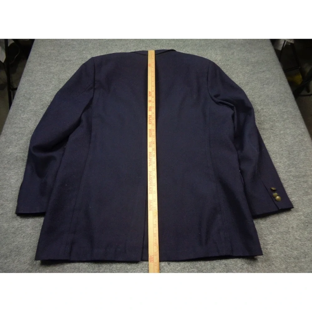 Vintage Patagonia Mens Navy Blue Field Jacket Blazer Sport Coat Sz 44L 2-Button
